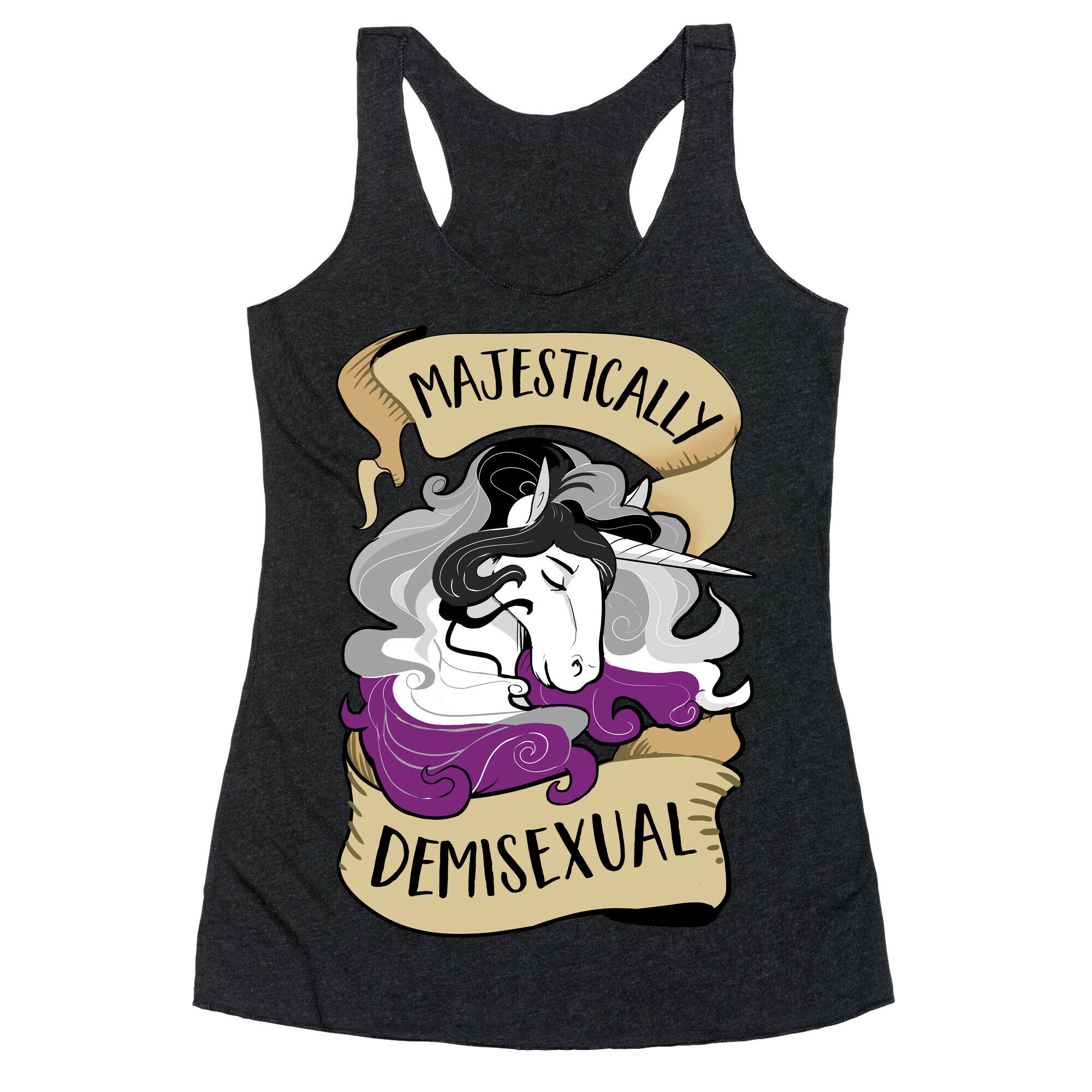Majestically Demisexual Racerback Tank