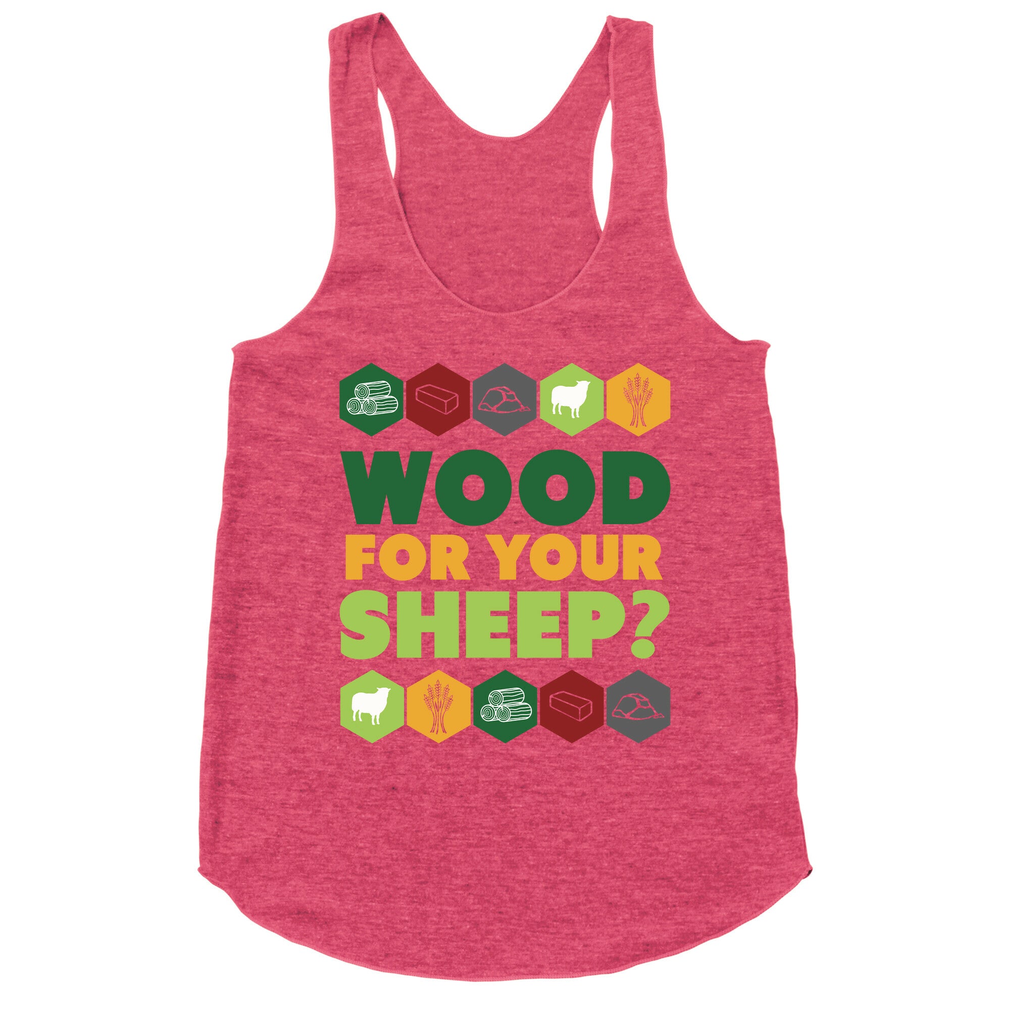 Wood For Your Sheep? Racerback Tank