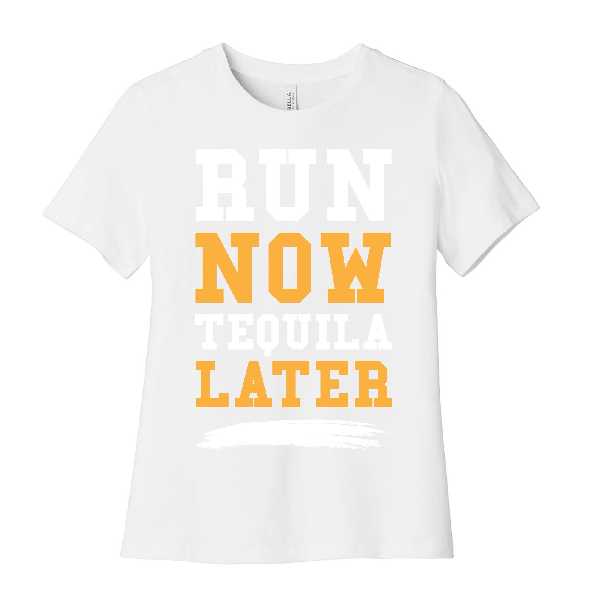 Run Now Tequila Later Women's Cotton Tee