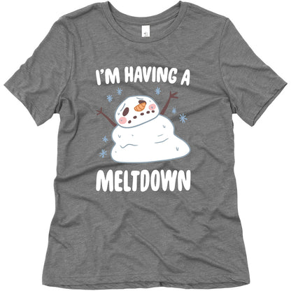 I'm Having A Meltdown Women's Triblend Tee