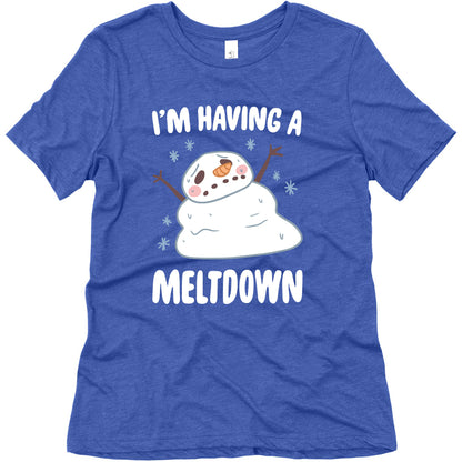 I'm Having A Meltdown Women's Triblend Tee