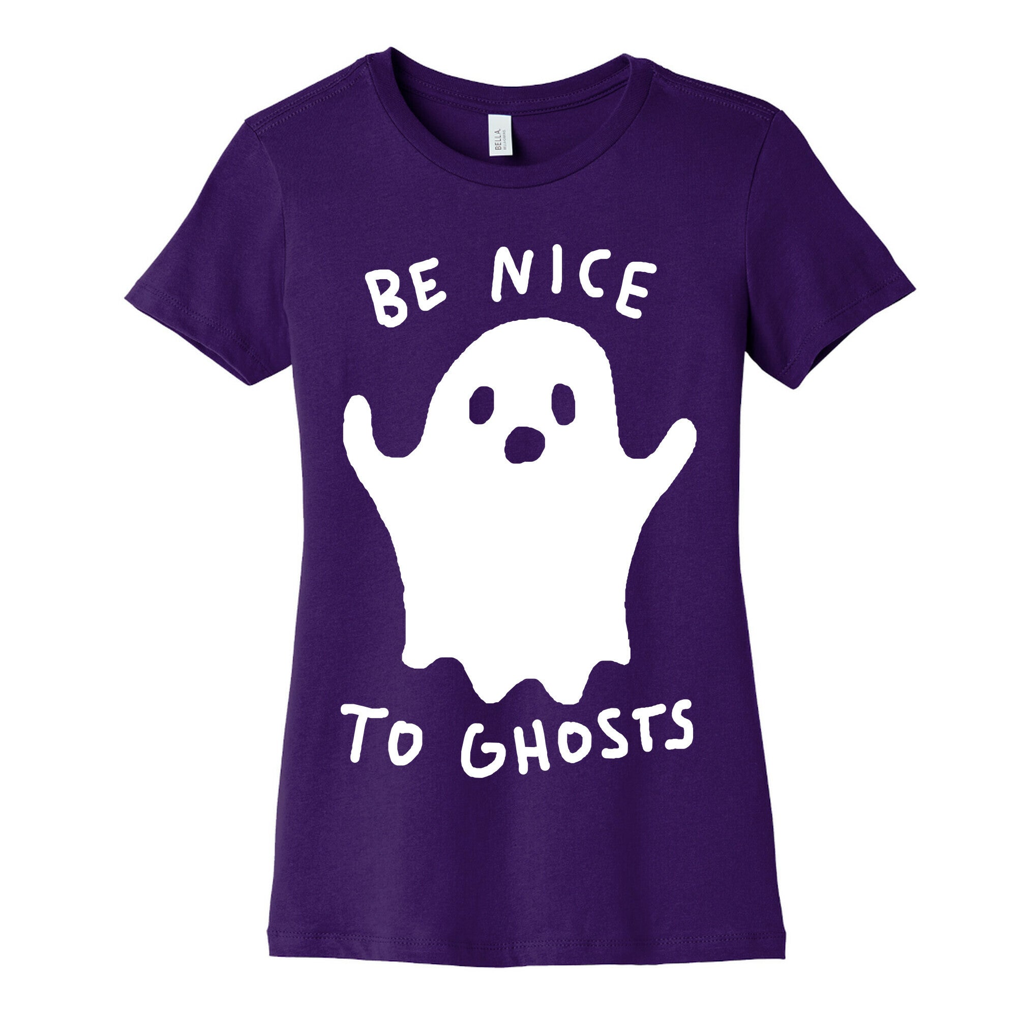 Be Nice To Ghosts Women's Cotton Tee