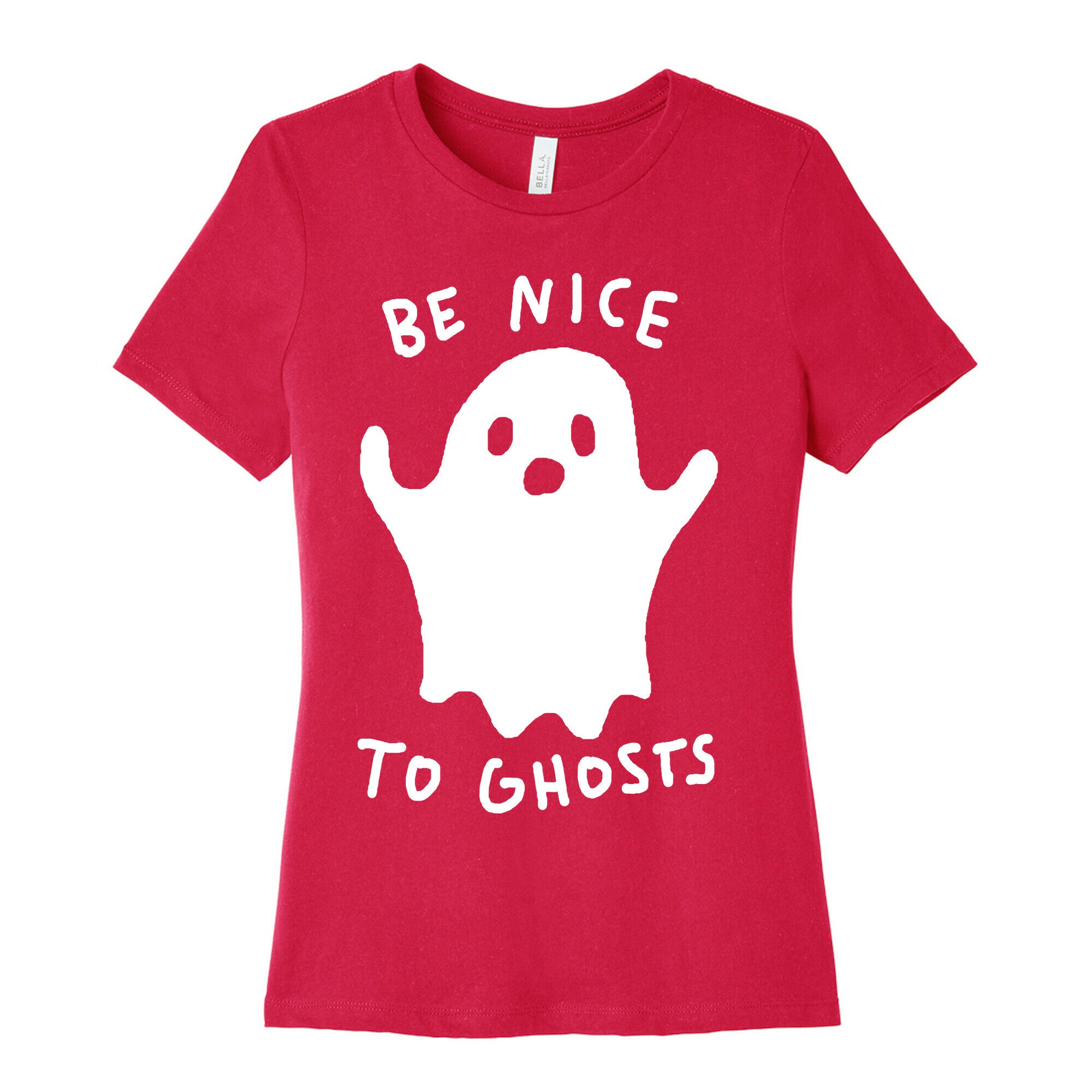 Be Nice To Ghosts Women's Cotton Tee