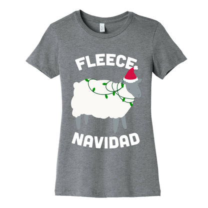 Fleece Navidad Women's Cotton Tee