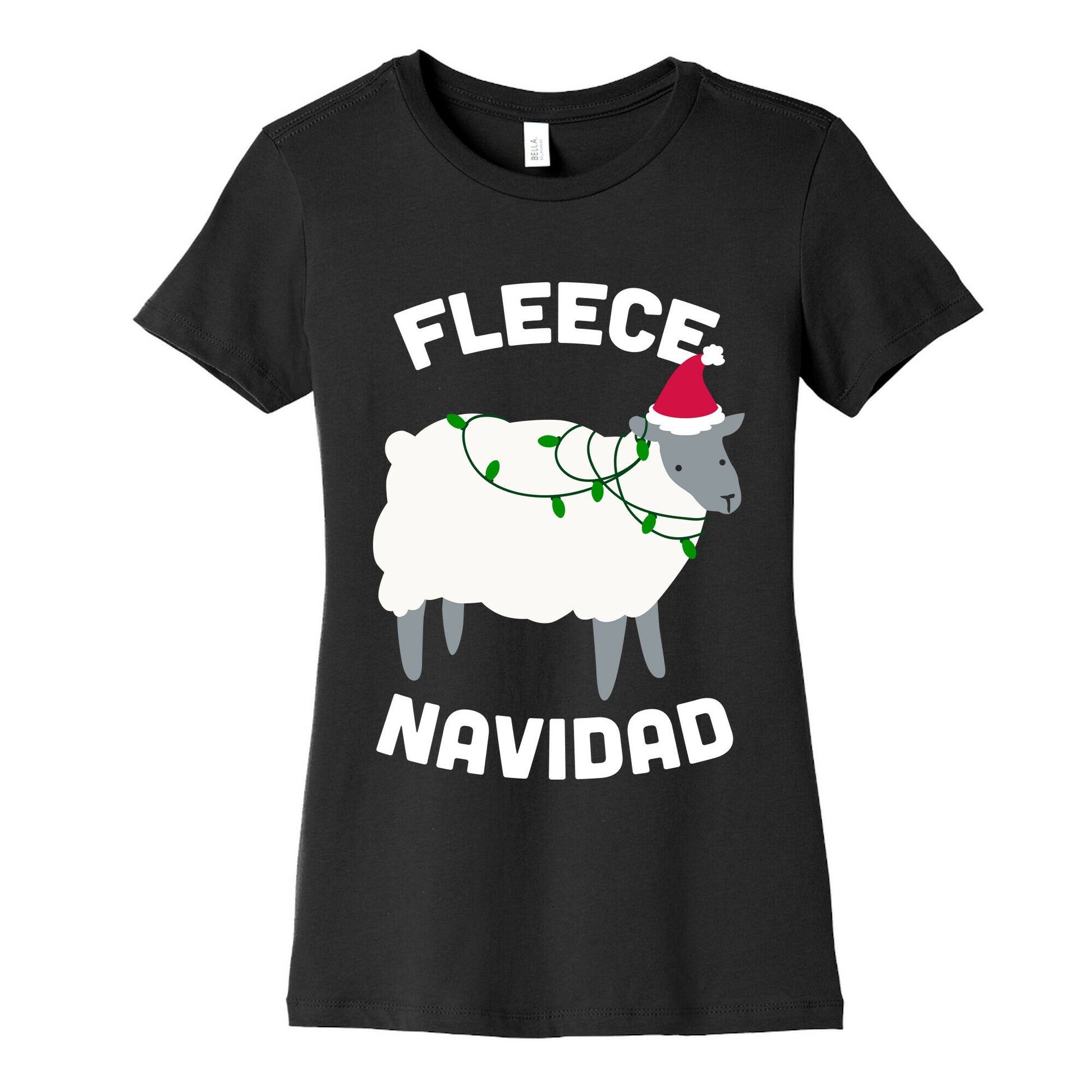 Fleece Navidad Women's Cotton Tee