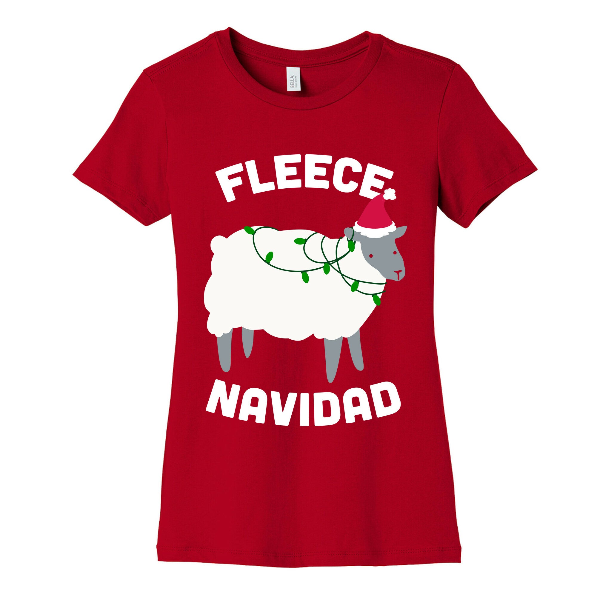 Fleece Navidad Women's Cotton Tee
