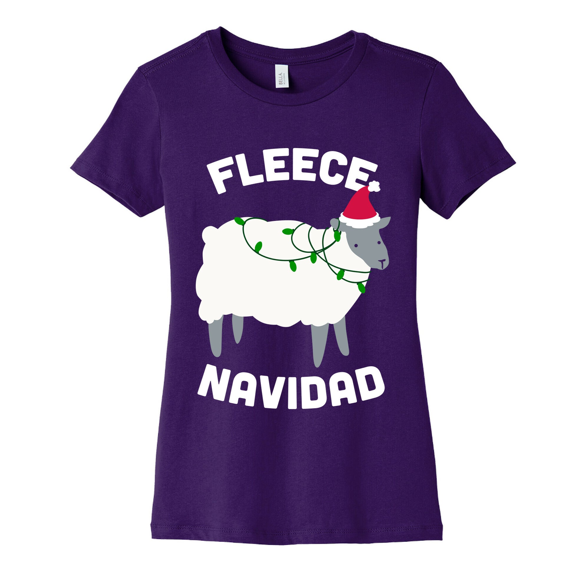Fleece Navidad Women's Cotton Tee