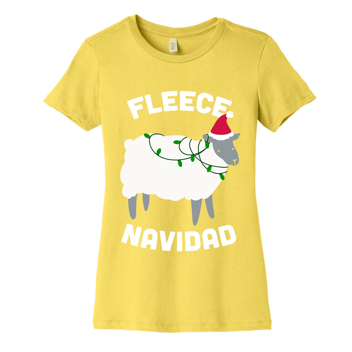 Fleece Navidad Women's Cotton Tee
