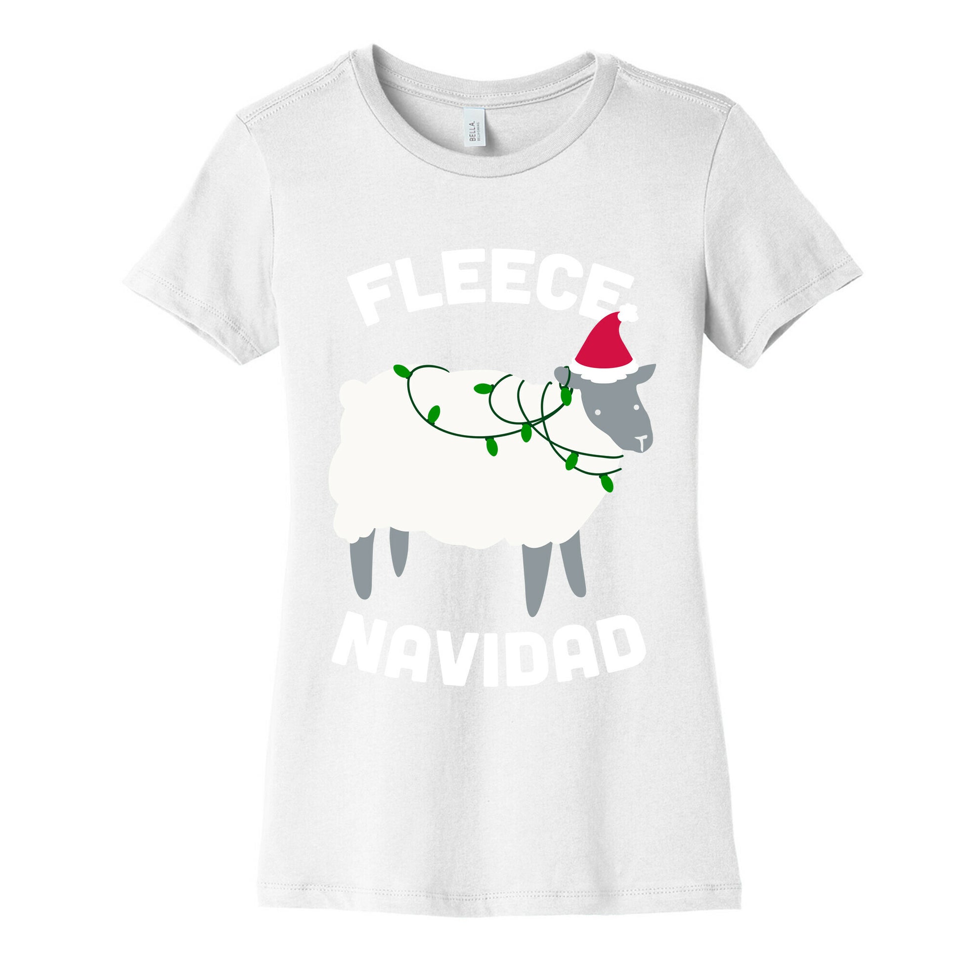 Fleece Navidad Women's Cotton Tee
