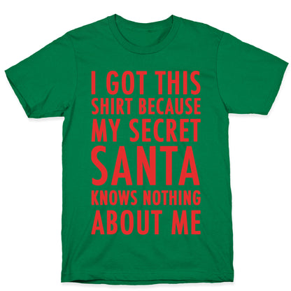 Secret Santa Shirt T-Shirt