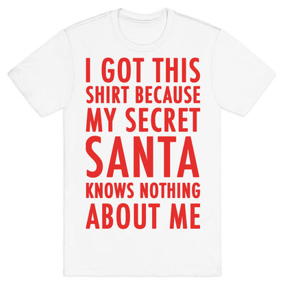 Secret Santa Shirt T-Shirt