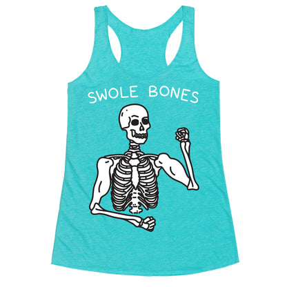 Swole Bones Skeleton Racerback Tank
