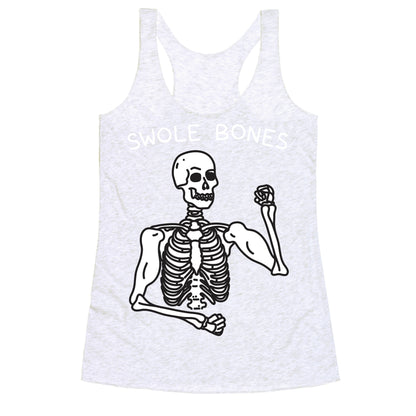 Swole Bones Skeleton Racerback Tank