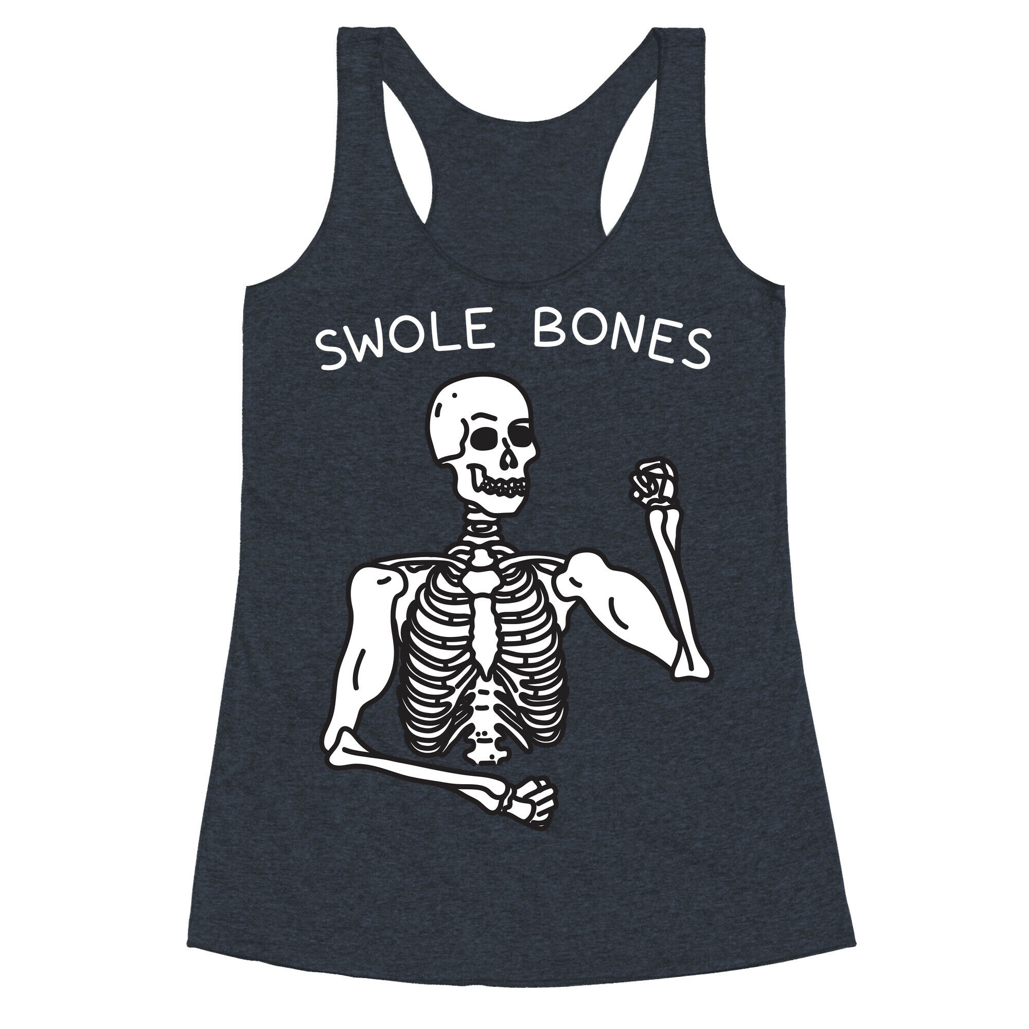 Swole Bones Skeleton Racerback Tank