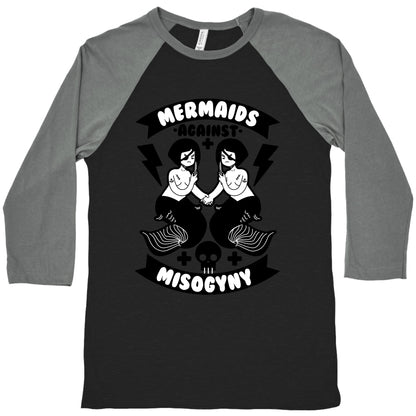 Mermaids Against Misogyny Baseball Tee