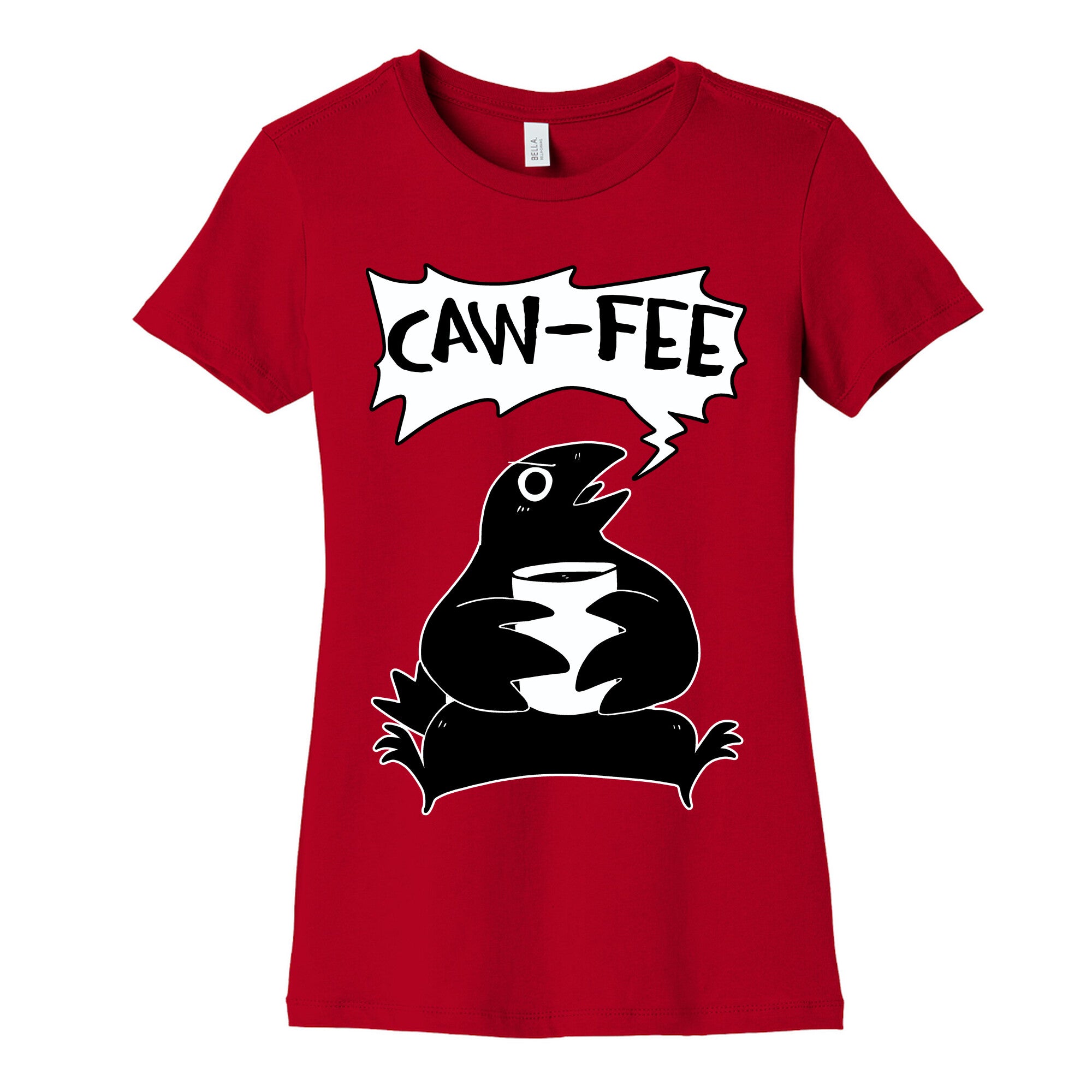Caw-fee Women's Cotton Tee