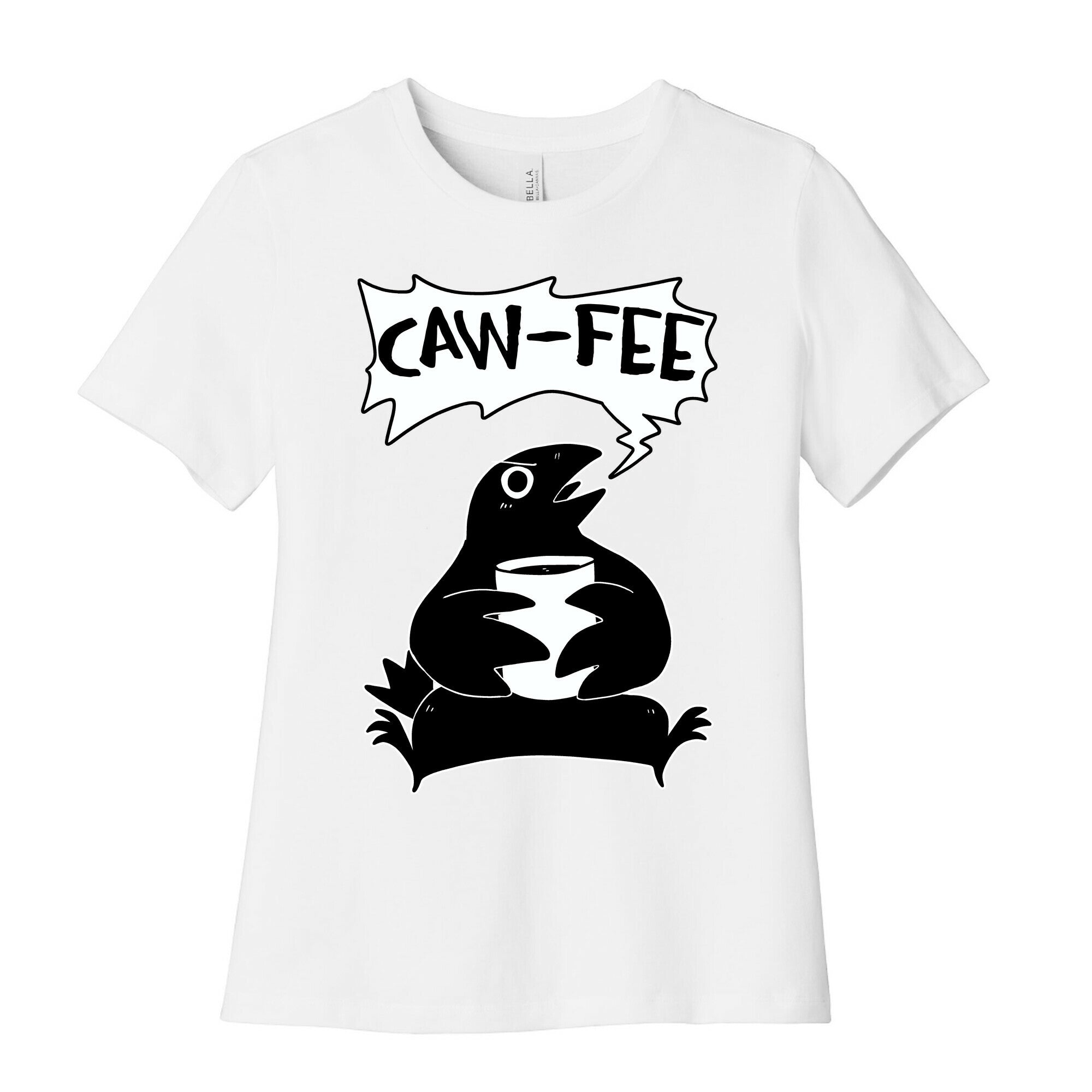 Caw-fee Women's Cotton Tee
