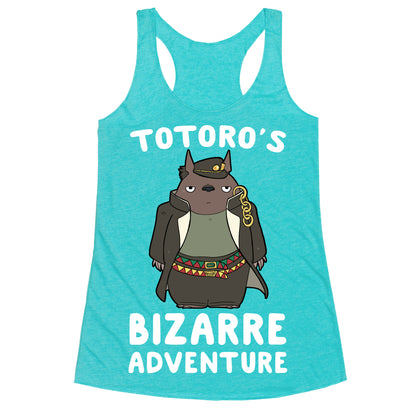 Totoro's Bizarre Adventure  Racerback Tank