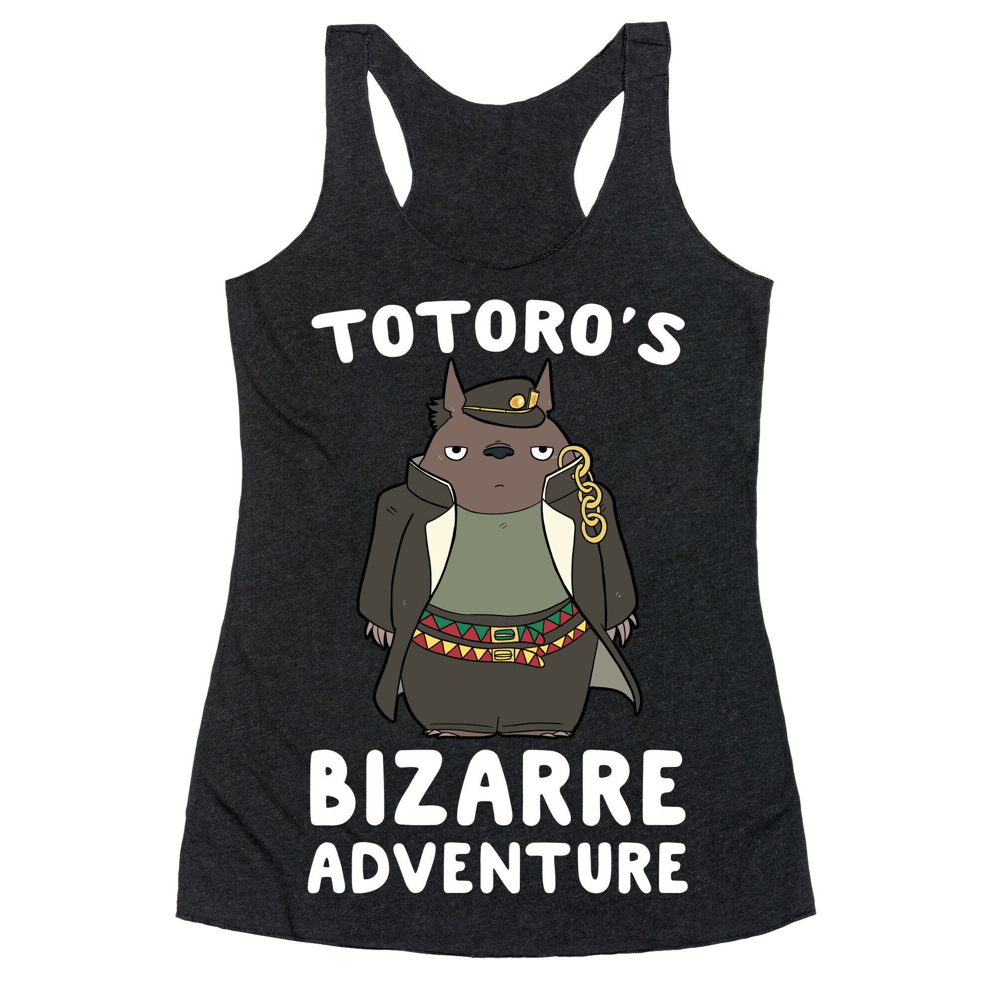 Totoro's Bizarre Adventure  Racerback Tank