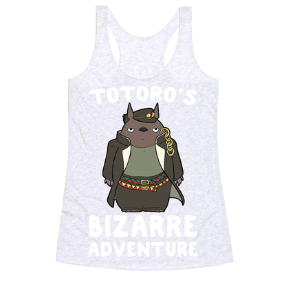 Totoro's Bizarre Adventure  Racerback Tank