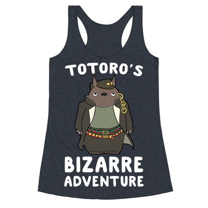 Totoro's Bizarre Adventure  Racerback Tank