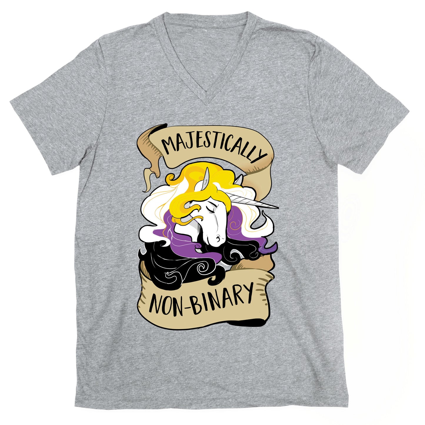 Majestically non-binary V-Neck