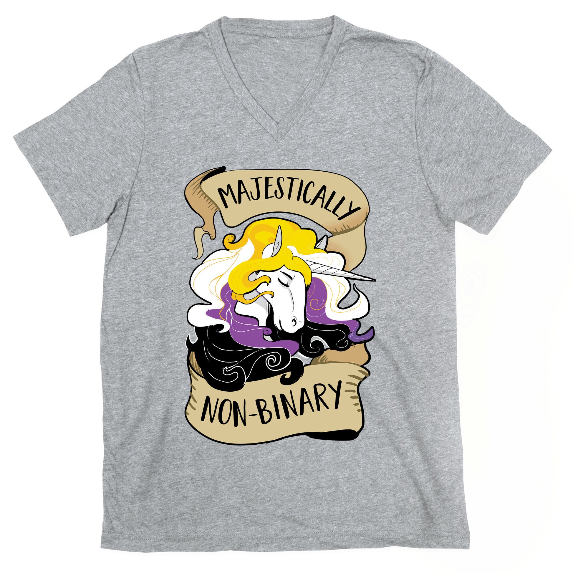 Majestically non-binary V-Neck