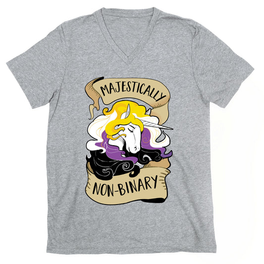 Majestically non-binary V-Neck