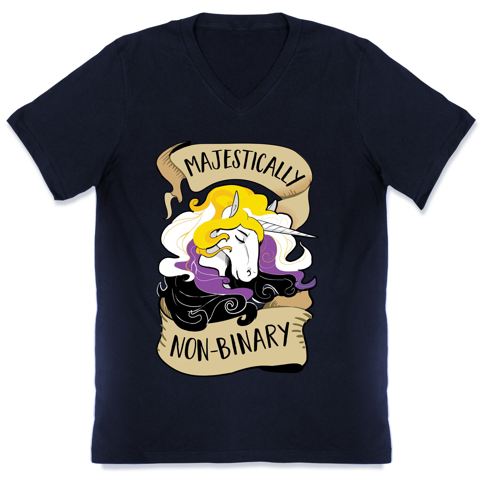 Majestically non-binary V-Neck