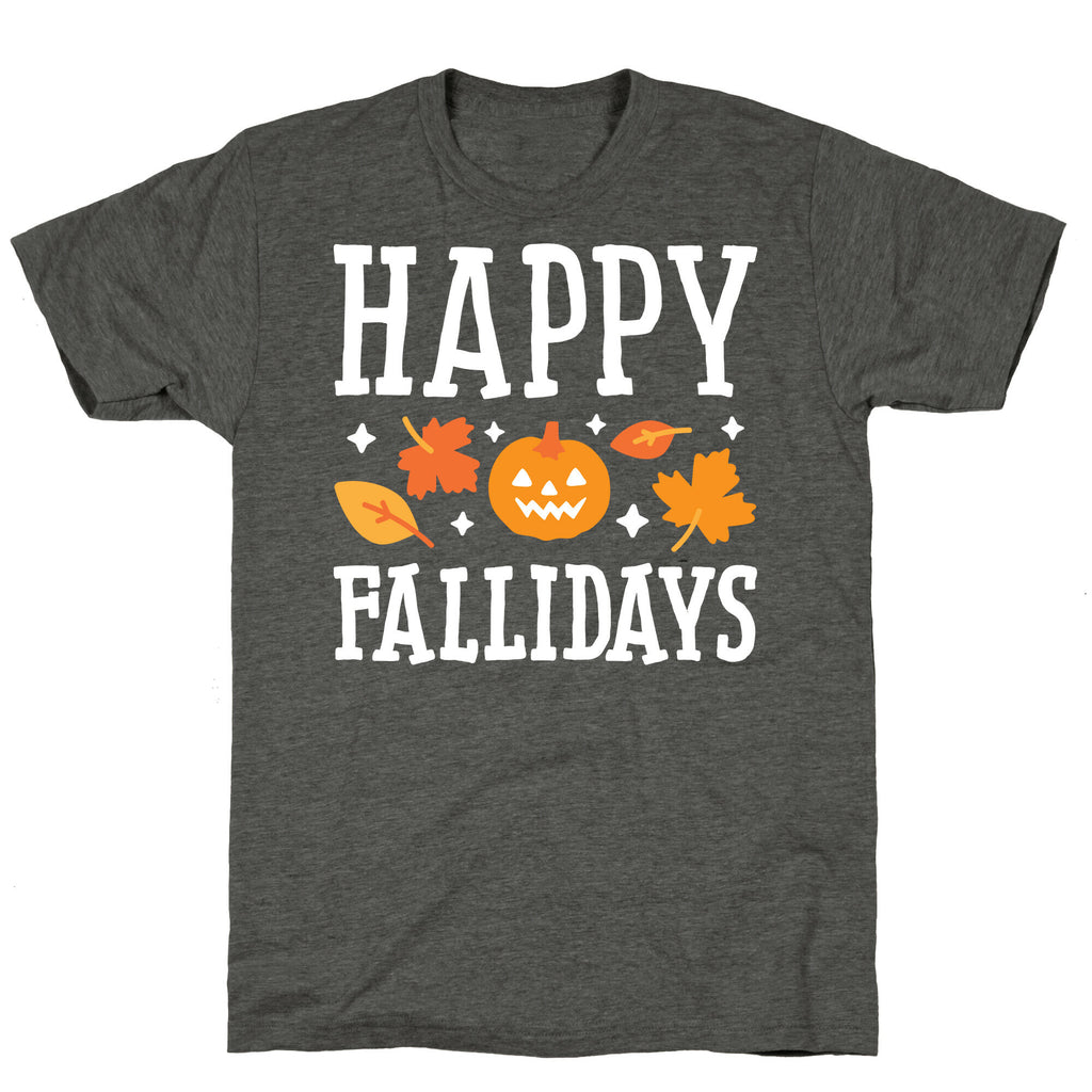 Happy Fallidays Unisex Triblend Tee
