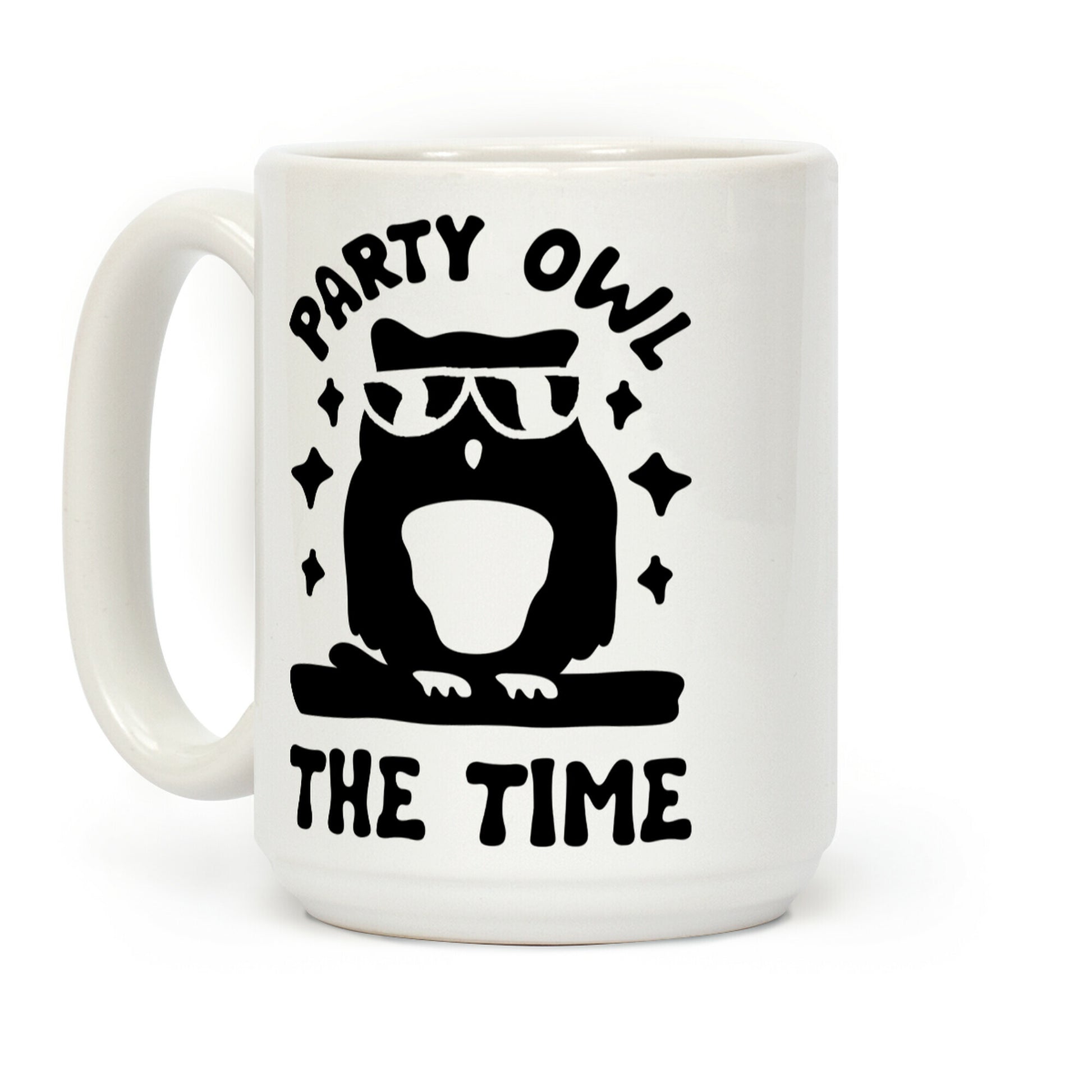 Party Owl The Time Coffee Mug