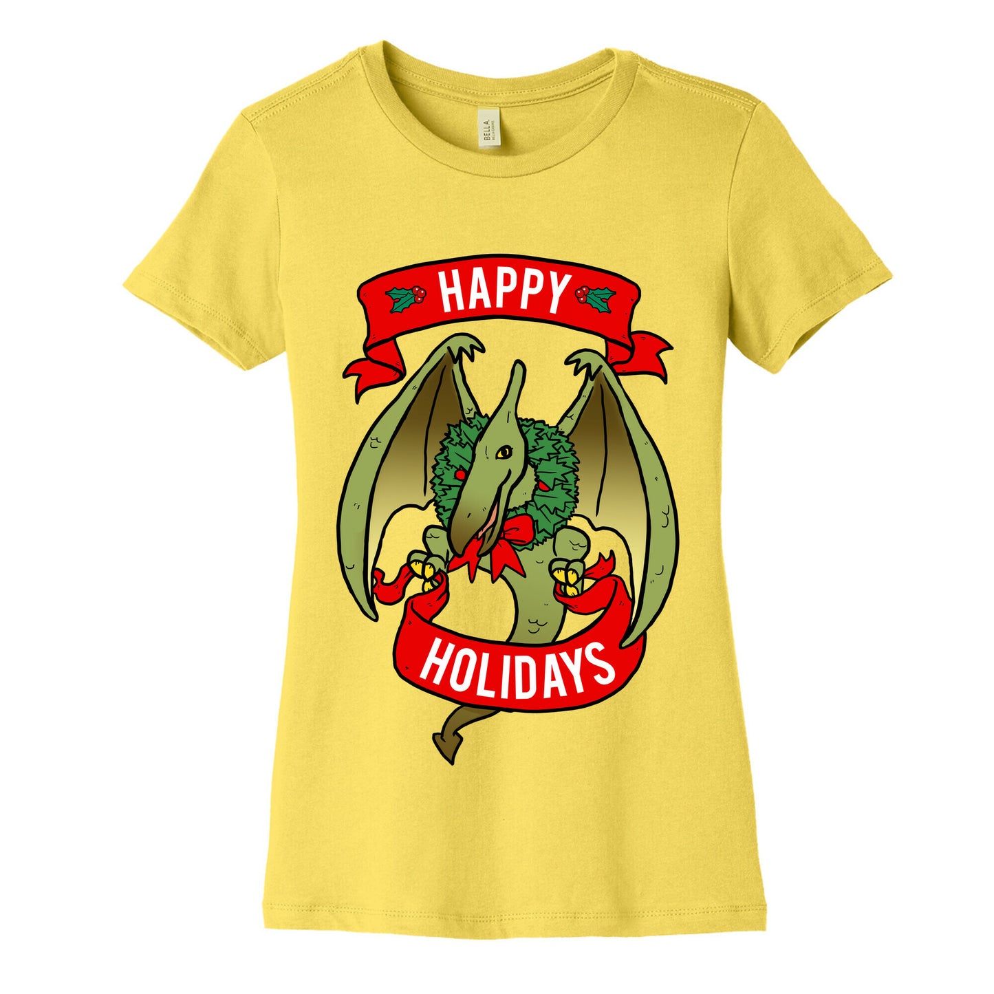 Christmas Pterodactyl (Community) Women's Cotton Tee