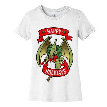 Christmas Pterodactyl (Community) Women's Cotton Tee