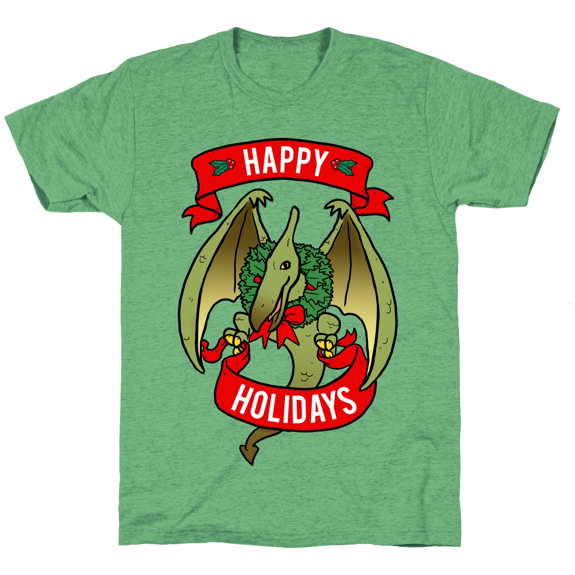 Christmas Pterodactyl (Community) Unisex Triblend Tee