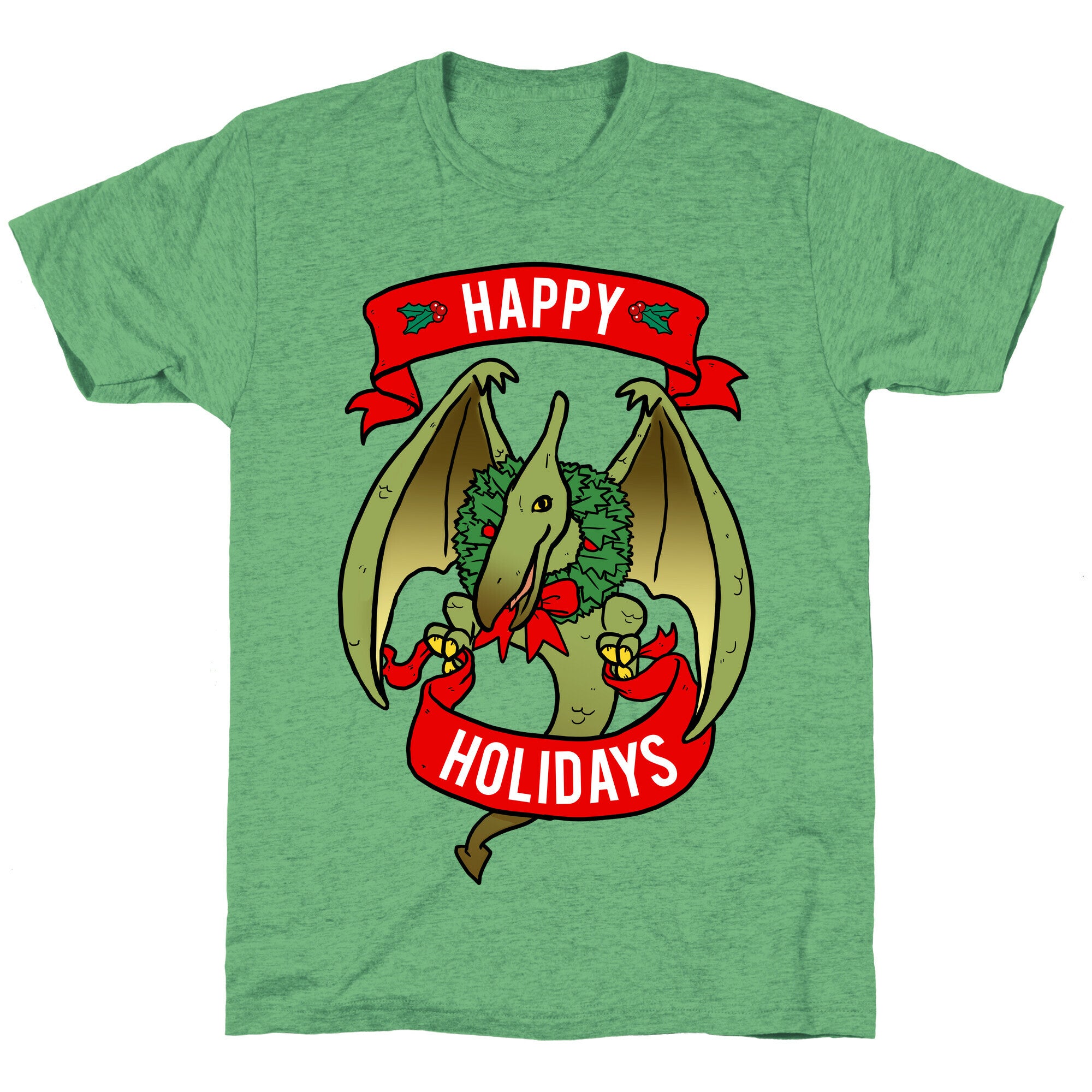 Christmas Pterodactyl (Community) Unisex Triblend Tee