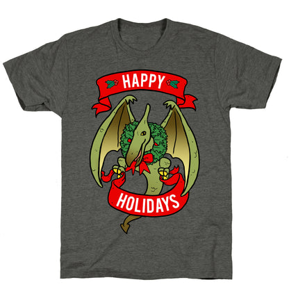 Christmas Pterodactyl (Community) Unisex Triblend Tee