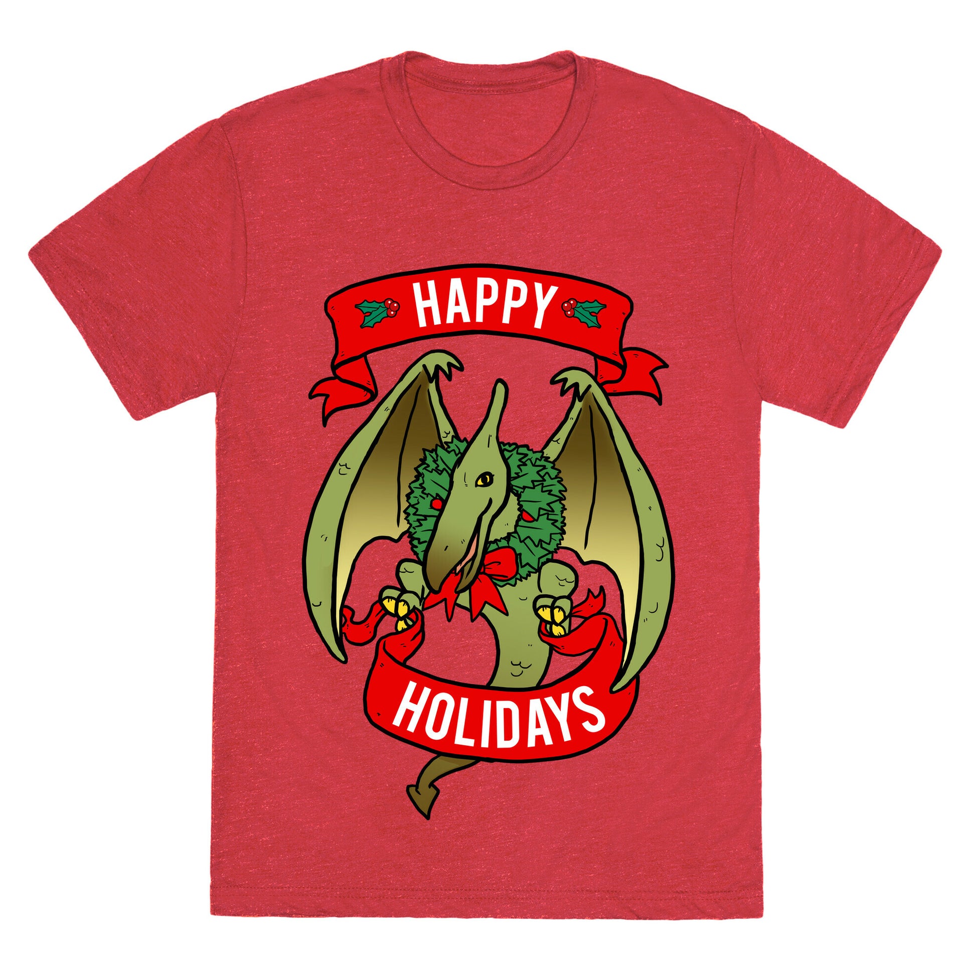 Christmas Pterodactyl (Community) Unisex Triblend Tee