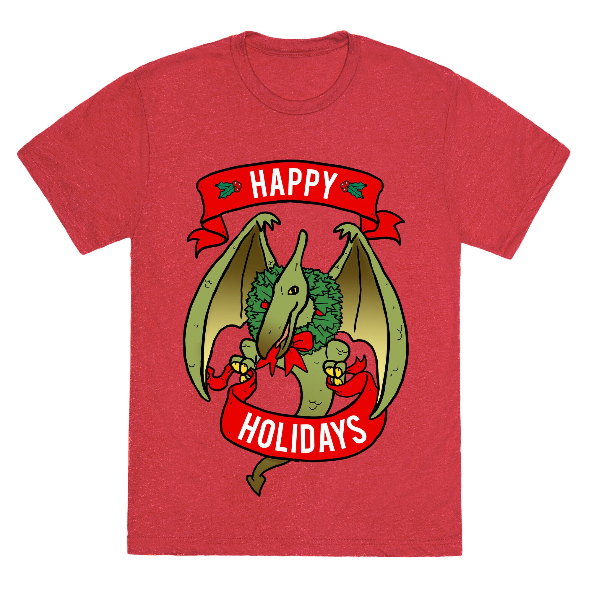 Christmas Pterodactyl (Community) Unisex Triblend Tee