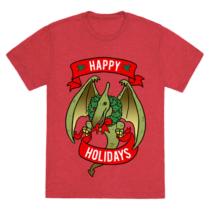 Christmas Pterodactyl (Community) Unisex Triblend Tee