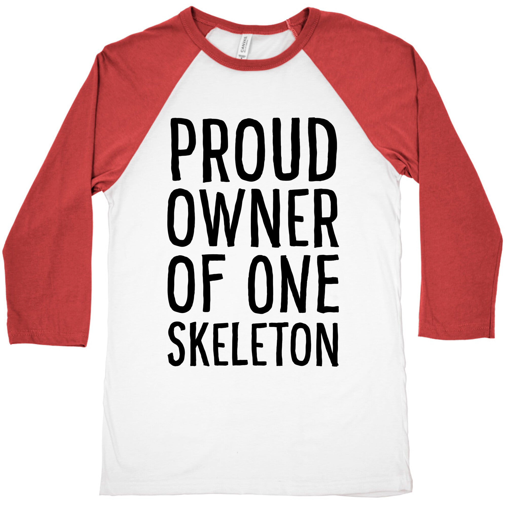 Proud Owner of One Skeleton Baseball Tee