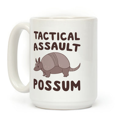 Tactical Assault Possum - Armadillo Coffee Mug