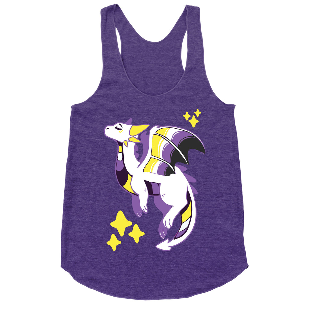 Non-Binary Pride Dragon Racerback Tank