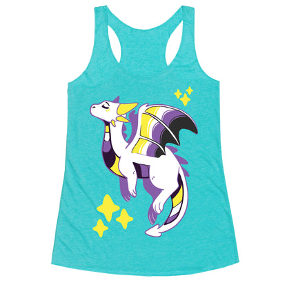 Non-Binary Pride Dragon Racerback Tank