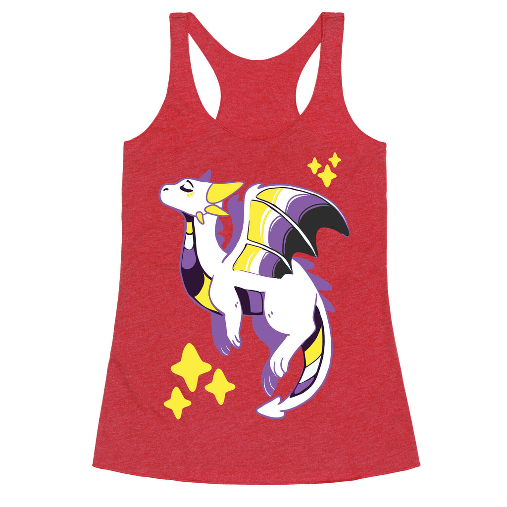 Non-Binary Pride Dragon Racerback Tank