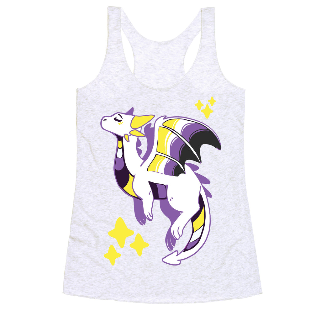 Non-Binary Pride Dragon Racerback Tank