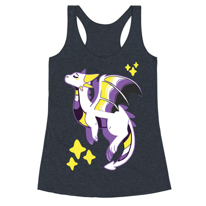 Non-Binary Pride Dragon Racerback Tank