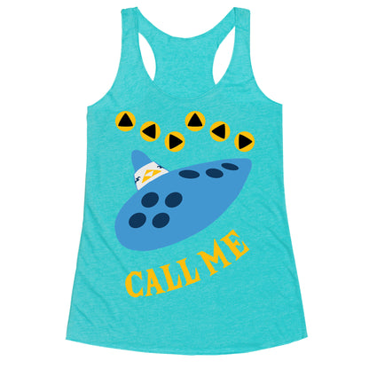 Call Me Zelda Ocarina Racerback Tank