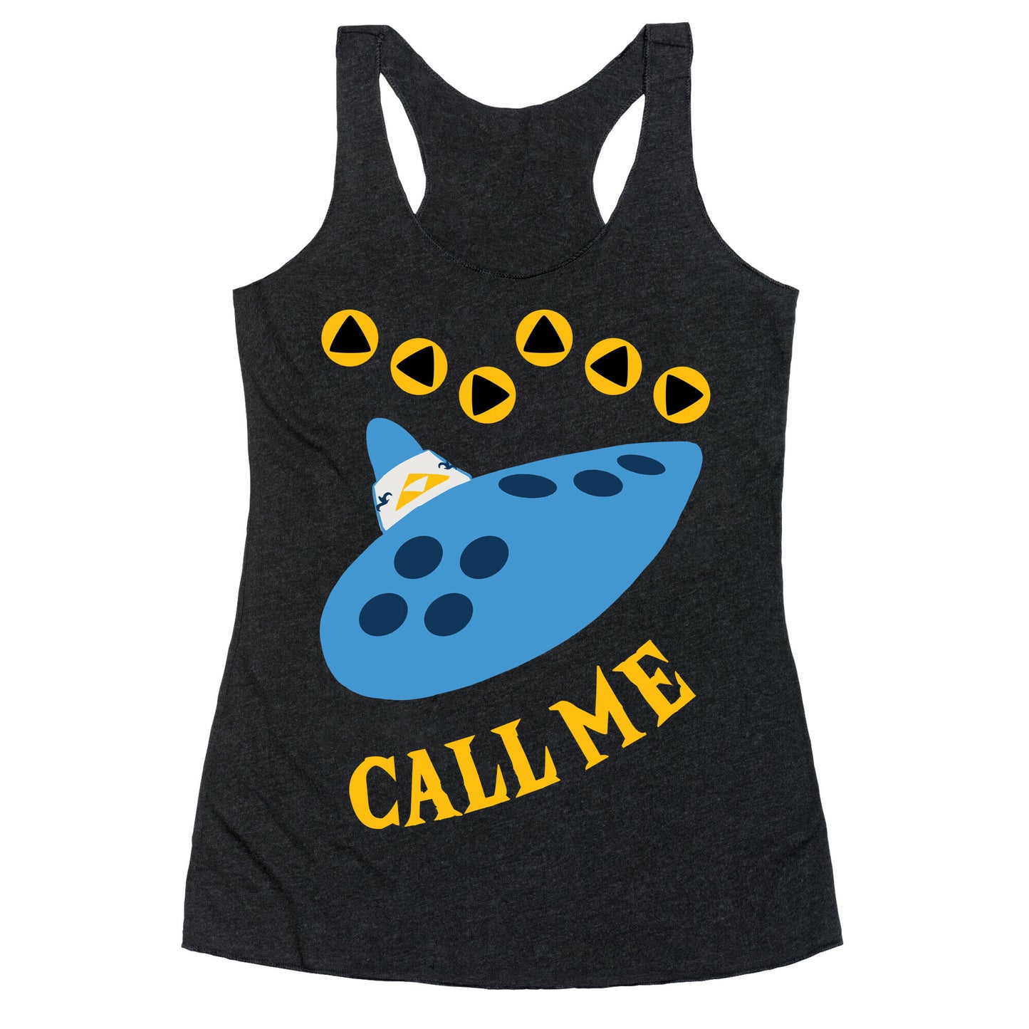 Call Me Zelda Ocarina Racerback Tank