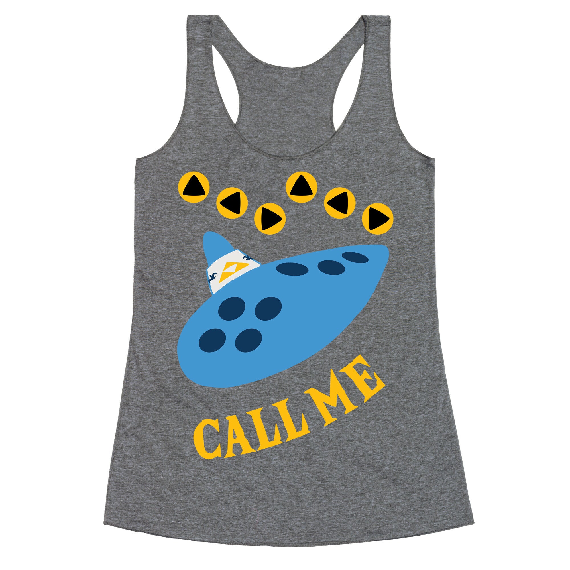 Call Me Zelda Ocarina Racerback Tank