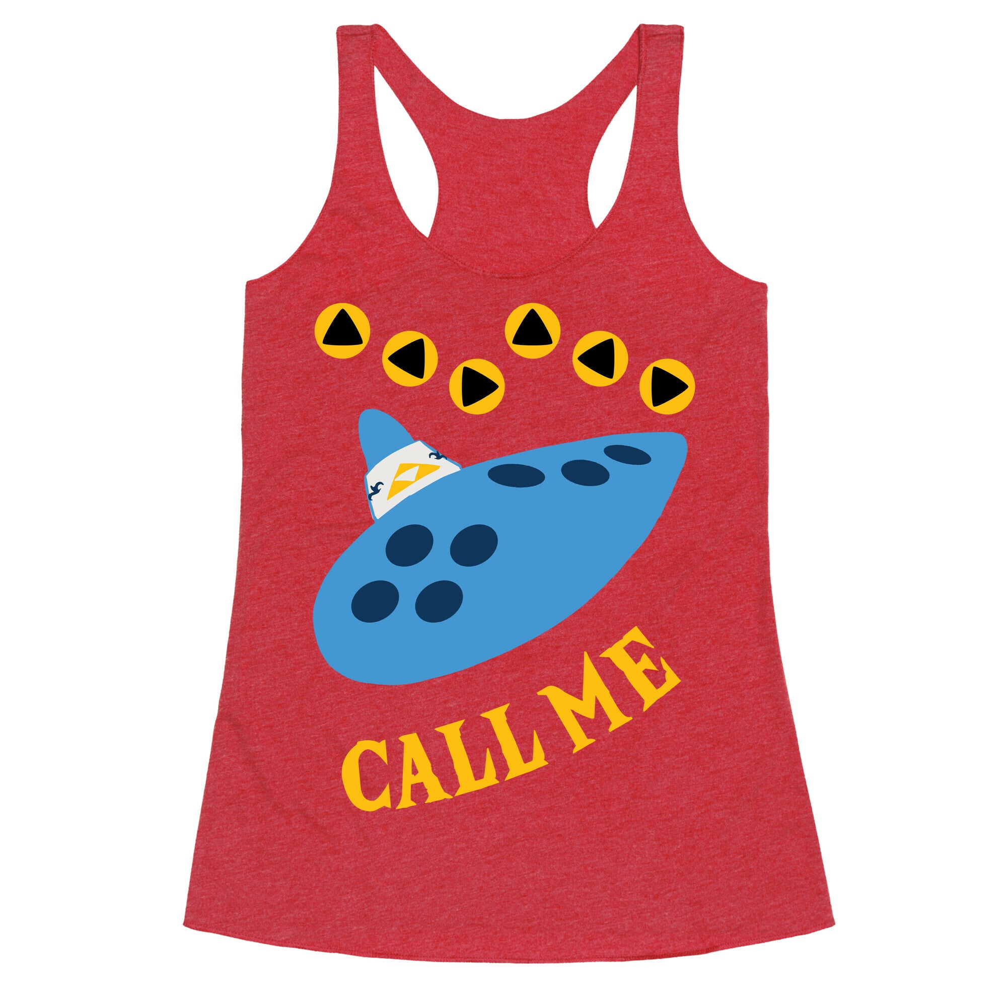 Call Me Zelda Ocarina Racerback Tank